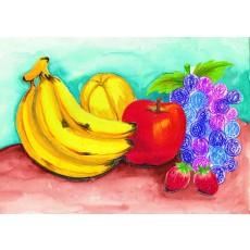 상황표현9 맛있는과일들(동전 문지르기로 표현하는 포도송이)